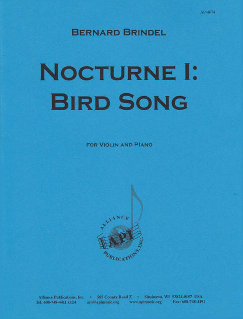 Nocturne I - Bird Song - Vln-pno
